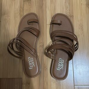 Franco Sarto sandals, excellent condition, tan color, size 8